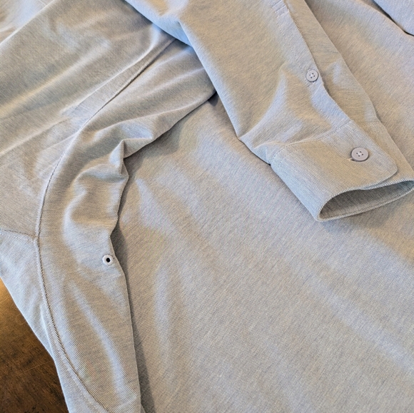 Men's Light Blue Long Sleeve Shirt - Picture 12 of 12